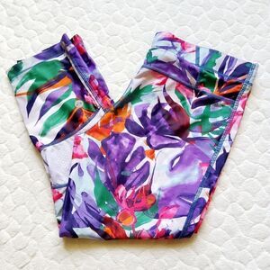 Roxy Dry Flight leggings floral tropical medium